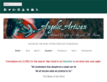 Tablet Screenshot of angelicartisan.com